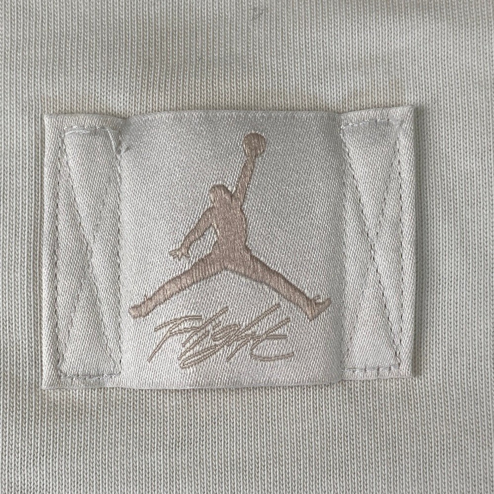Jordan T-Shirt Mens XXL Sail White Flight Essentials Oversized Tee Basketball - Picture 3 of 10